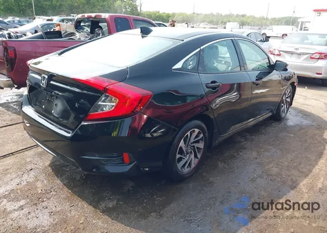 2018 Honda Civic Ex z USA, uszkodzony, nr VIN 2HGFC2F7XJH596251